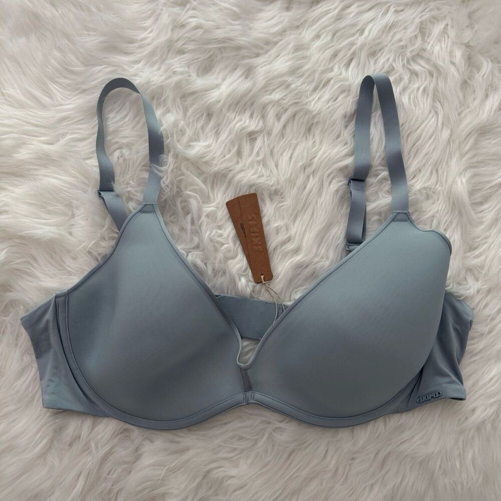 Skims Weightless Scoop Bra Denim Size 44B